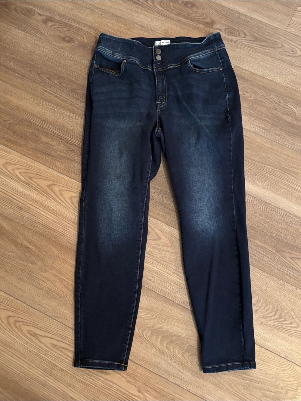 Lane Bryant Dark Blue Skinny Jeans